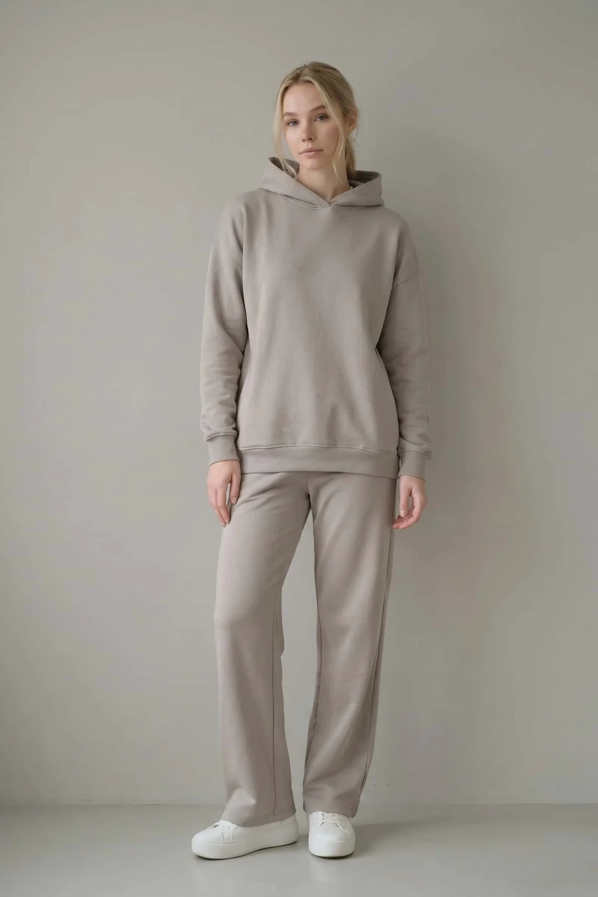 Conjunto French Terry Gris Premium