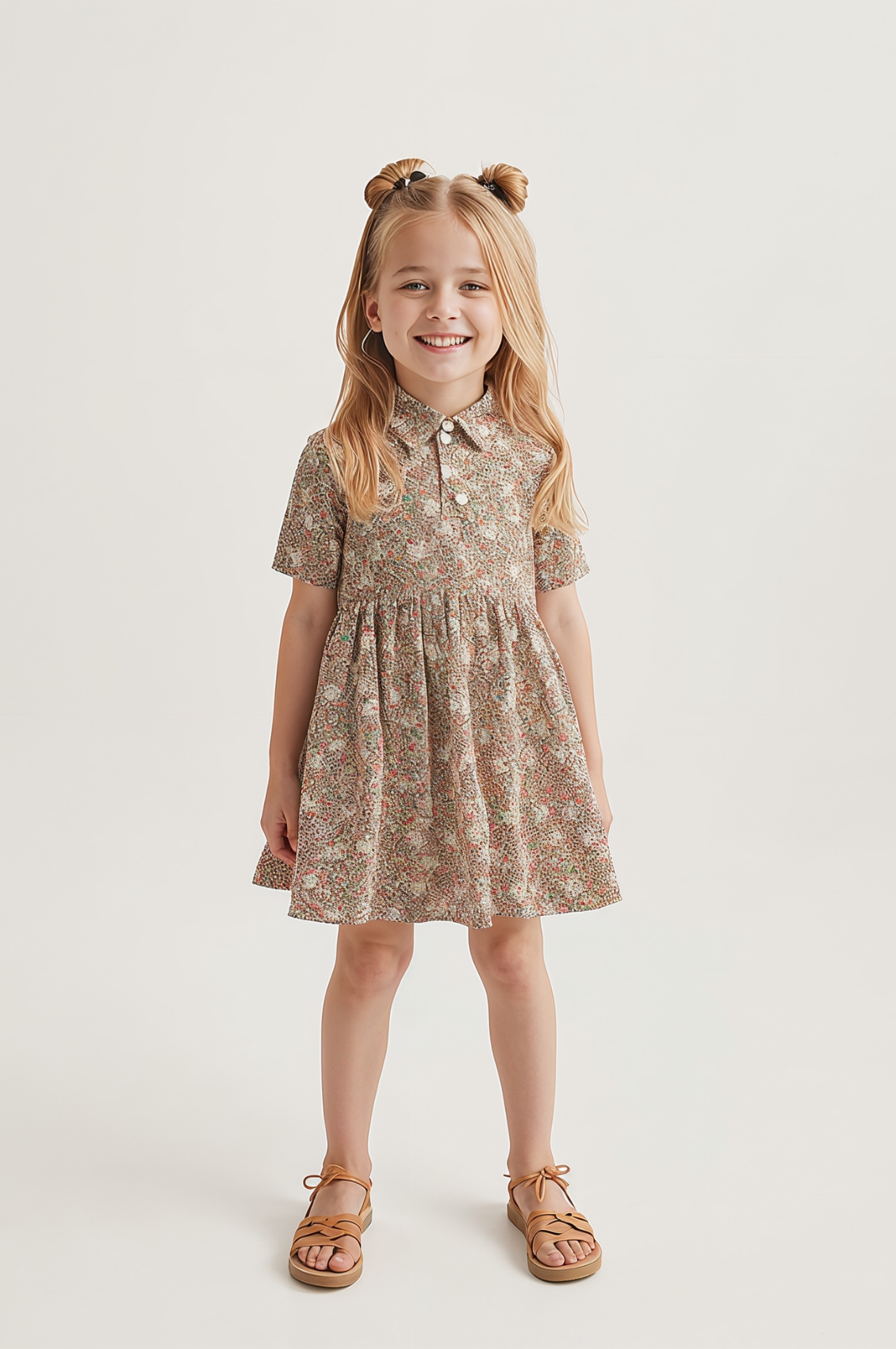 Vestido Floral Algodón 100% | Margarita