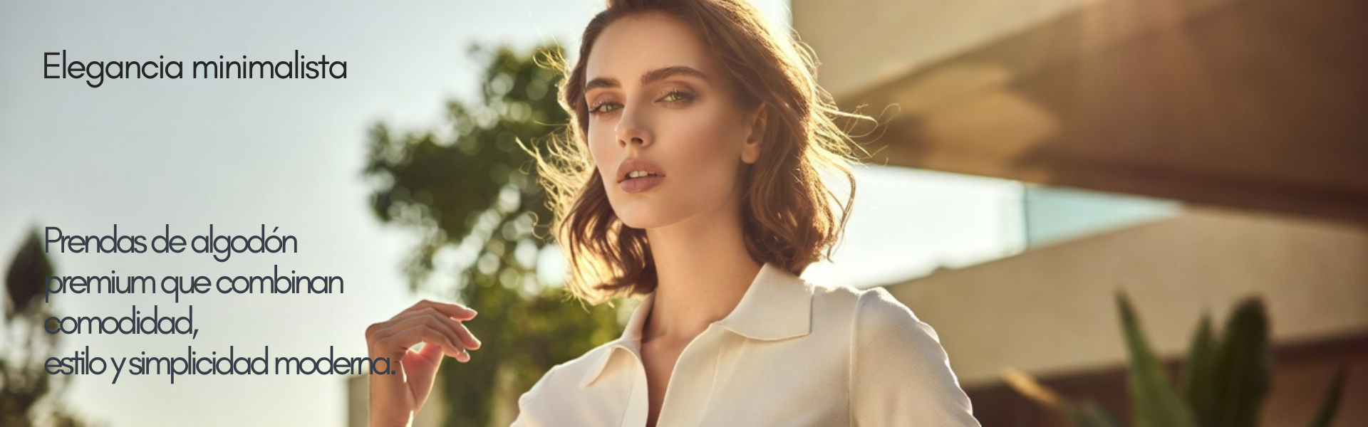 Tendencias moda premium algodón natural